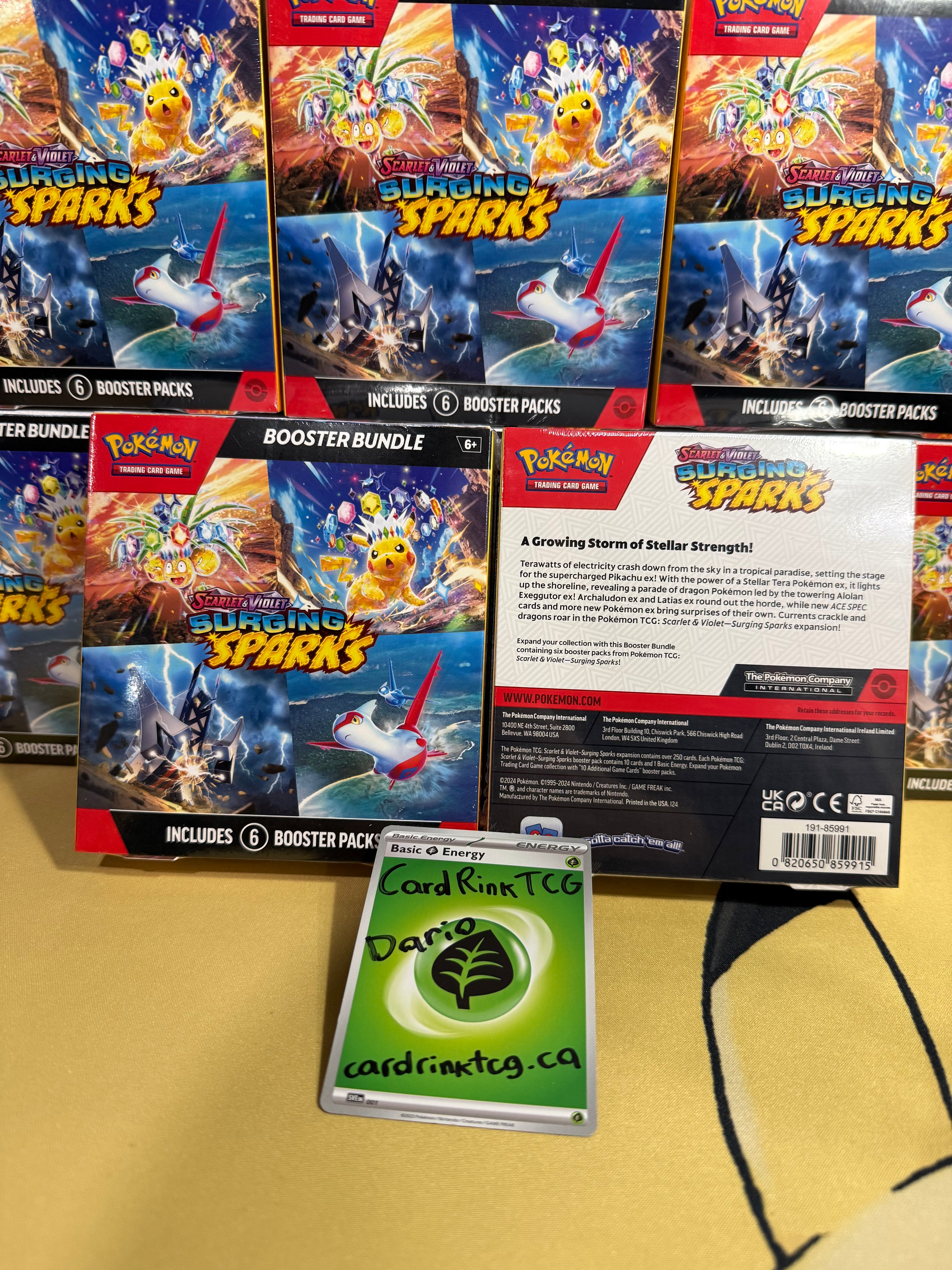 Pokémon TCG: Scarlet & Violet - Surging Sparks Booster Bundle