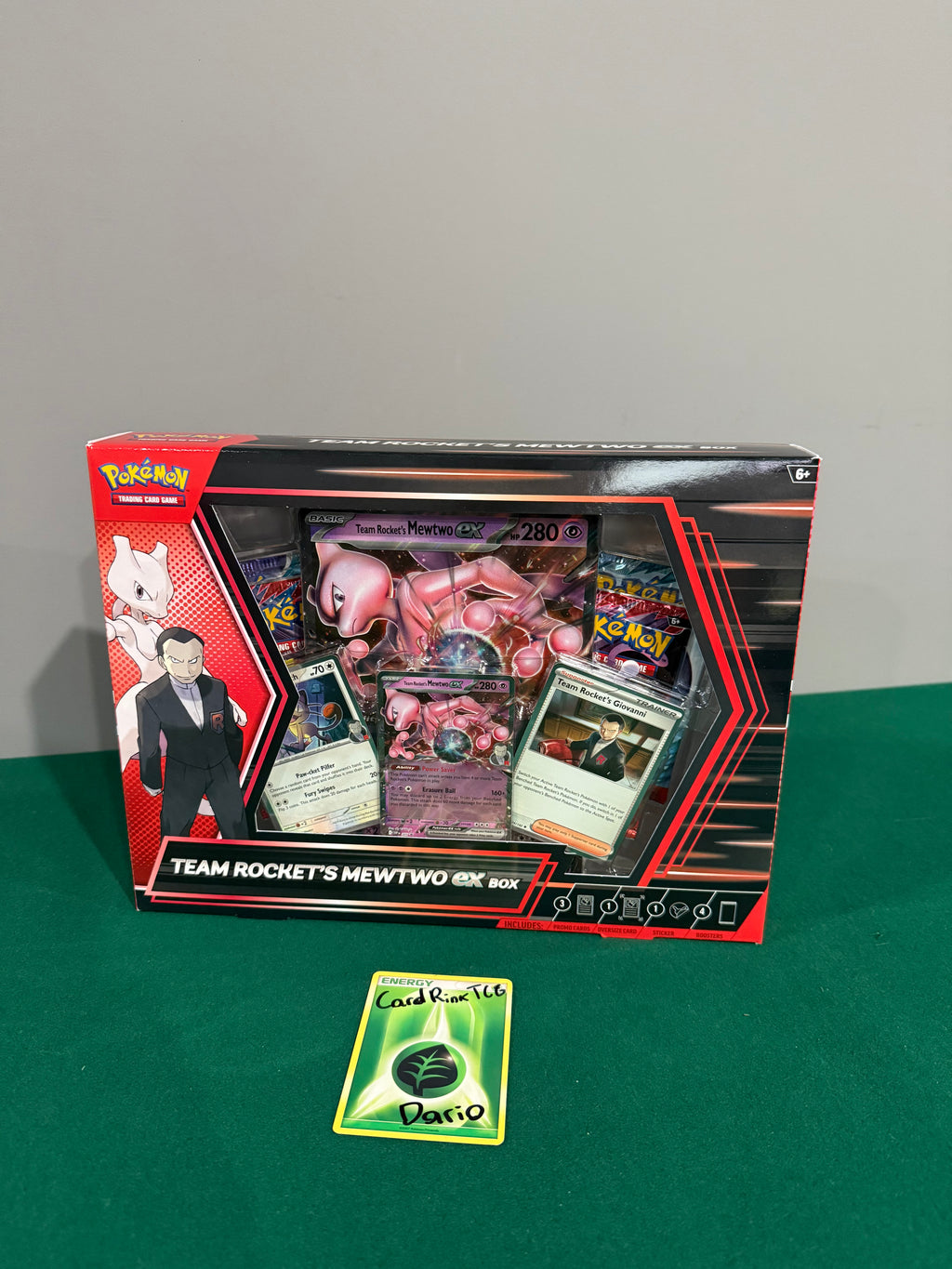 Pokémon TCG: Team Rocket’s Mewtwo ex Box