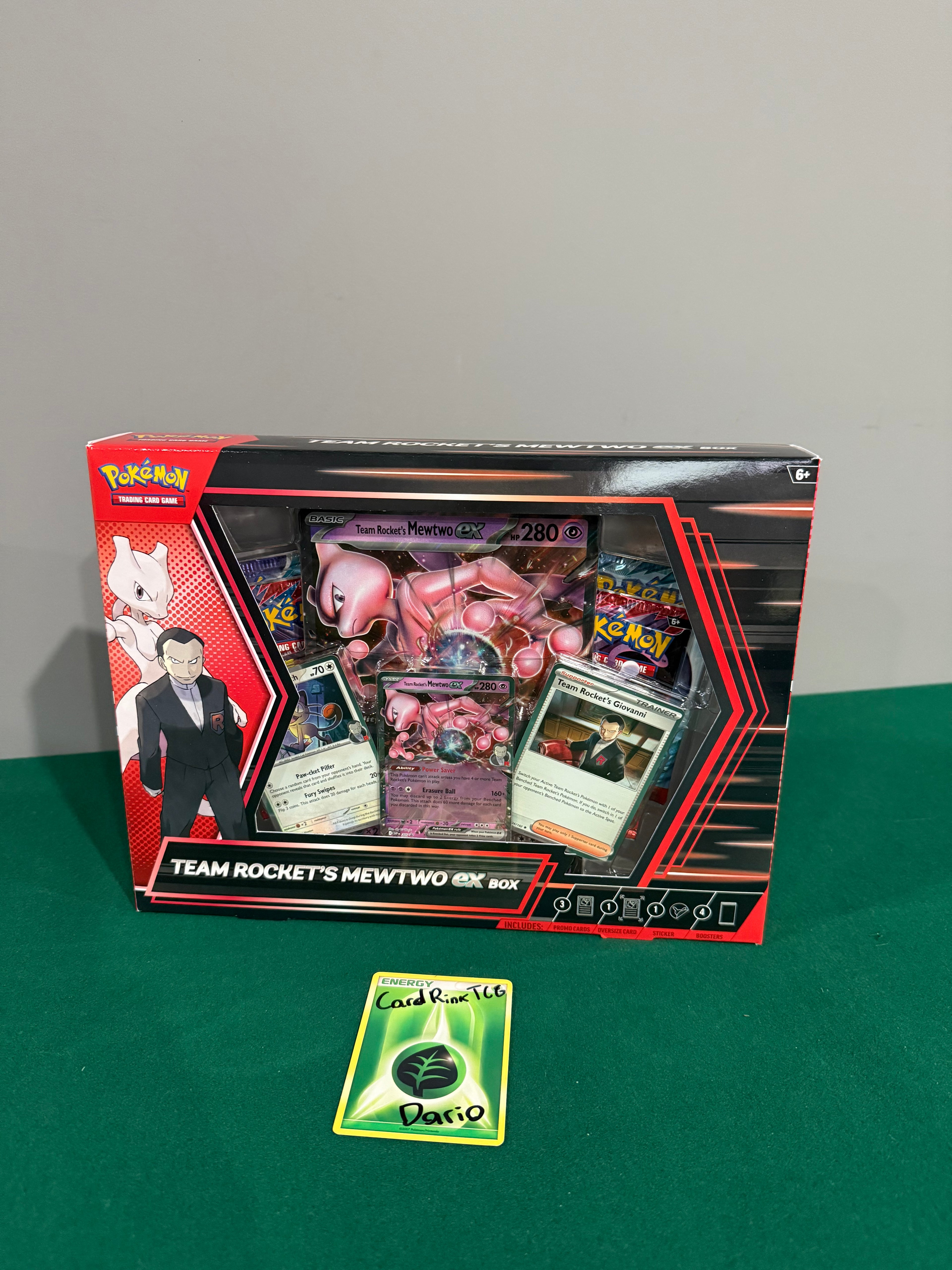 Pokémon TCG: Team Rocket’s Mewtwo ex Box