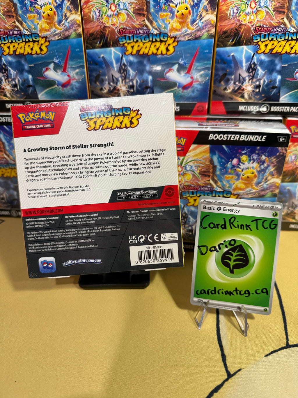 Pokémon TCG: Scarlet & Violet - Surging Sparks Booster Bundle