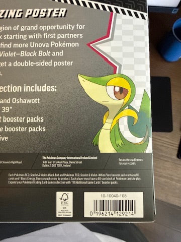 Pokémon TCG: Unova Poster Collection