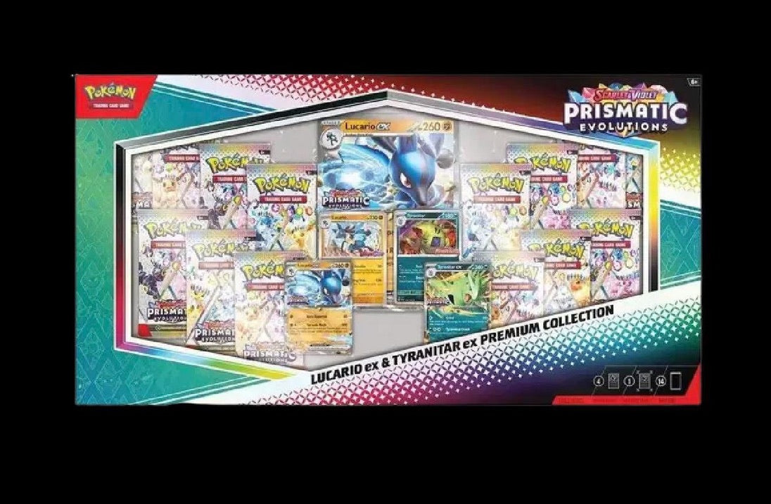 Pokémon TCG: Lucario ex & Tyranitar ex Premium Collection Box