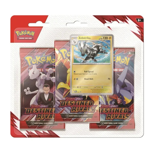 Pokémon TCG: Scarlet & Violet—Destined Rivals Three-Booster Blister