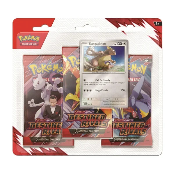 Pokémon TCG: Scarlet & Violet—Destined Rivals Three-Booster Blister