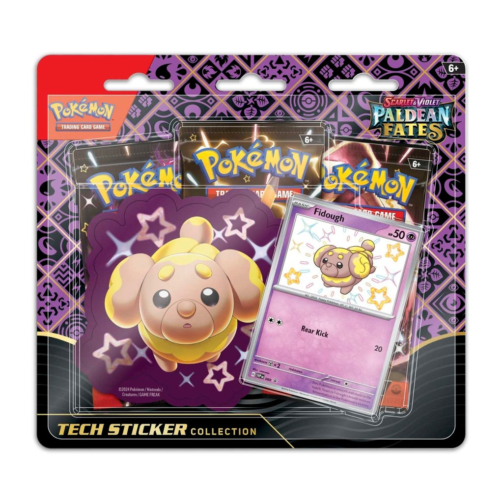 Pokémon TCG: Scarlet & Violet - Paldean Fates Tech Sticker Collection (Shiny Fidough)
