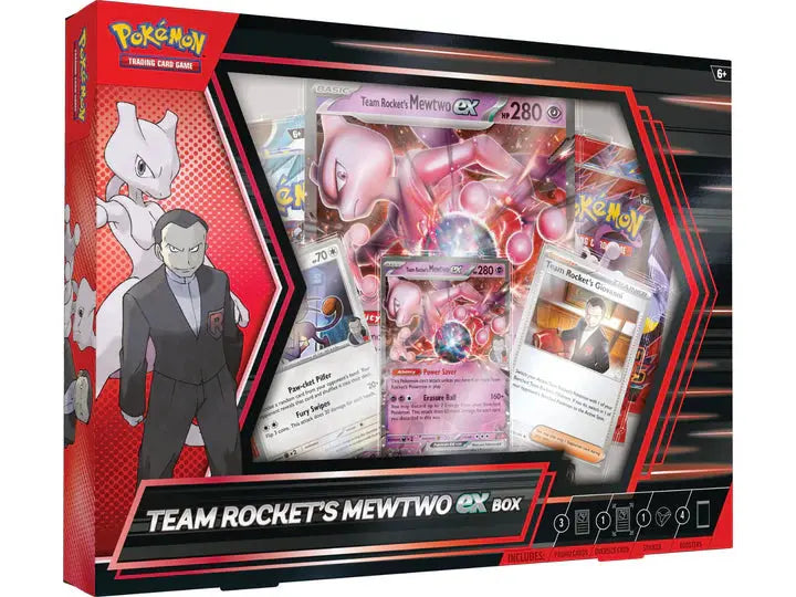 Pokémon TCG: Team Rocket’s Mewtwo ex Box